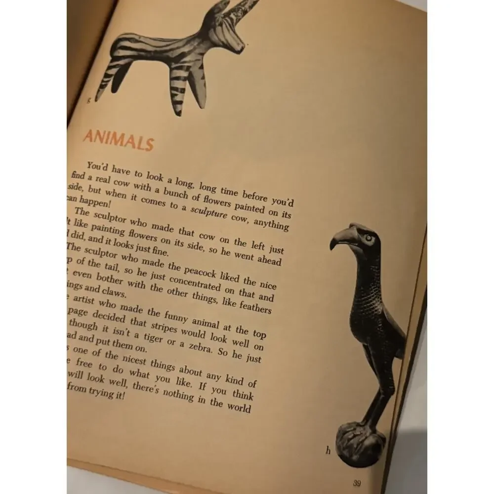 Vintage 1968 Scholastic Book Clay Wood‎ & Wire Sculpture How To Art Harvey Weiss